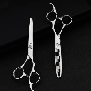 Japan 440C steel hairdressing scissors hairdressing tool hairdressing scissors set