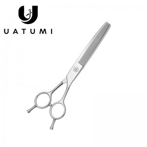 Japan 440C steel 7 inch curved  thinning scissors