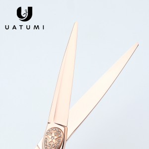 Japan VG10 steel rose gold 6-inch Crockheart shears