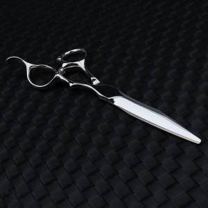 Japanese steel VG10 6.3 inch CNC barber scissors for both wet and dry use