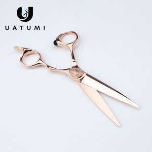 Japan VG10 steel rose gold 6-inch Crockheart shears