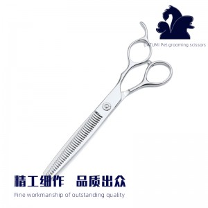 Japan 440C steel 7 inch thinning professional pet grooming scissors