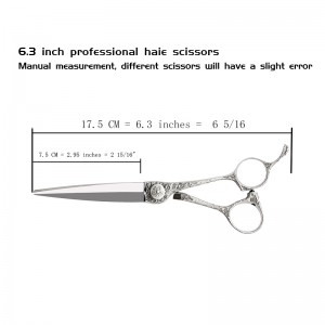 6.3 inch Tangcao professional hair scissors Japan VG10 steel