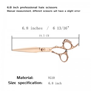 Professional wholesale barber scissors 440c scissors barber scissors