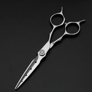 Double tail hairdressing scissors Japan 440C material hairstylist scissors