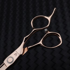 6.3 inch rose gold composite cut Japan VG10 steel hair stylist special