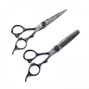 Damascus 5.5 “Hair scissors set Flat Scissors & Thinning scissors Japan VG10 steel