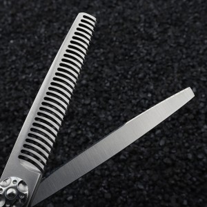 G310 Antler teeth Cut hair removal volume 30% 6 inch barber scissors Japan 440C steel