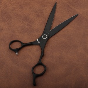 Matte black 6.3 “integrated barber shop hair stylist special Japanese VG10 steel